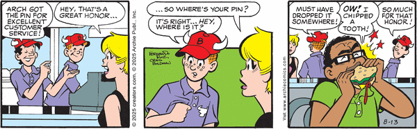 Archie by Fernando Ruiz & Craig Boldman for Wed, 13 Aug 2025